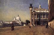 Corot Camille Manana in Venice USA oil painting artist